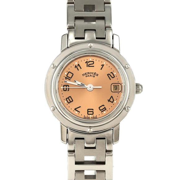 HERMES Accessories - Hermès Clipper CL4.210 Stainless Steel Quartz Watch